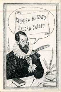 Euskera bultzatu : erdera salatu : Bergara