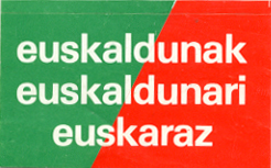 Euskaldunak : Euskaldunari : Euskaraz